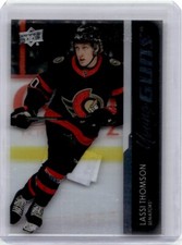2022-23 Upper Deck Young Guns Clear Cut Lassi Thomson RC Ottawa Senators #728