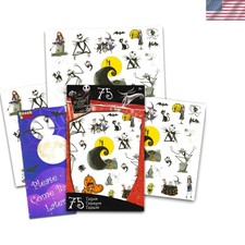 75 Water-Resistant Nightmare Before Christmas Temporary Tattoos - Family Fun