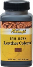 Fiebing's LeatherColors Leather Dye 4 oz Dark Brown Leather Color