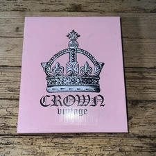 Crown Vintage Women’s Size 7 1/2 Black Saint Heeled Booties NEW