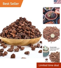 High-Quality 6lb Natural Red Lava Rocks for Bonsai, Succulents & Landscaping