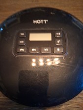 HOTT CD611T Portable CD Player - LCD Display Wireless, Bluetooth - Black