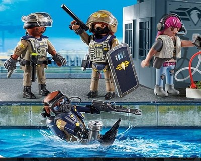 Playmobil 71146 City Action Tactical Police Team, inkl. SWAT Taucher, Neu