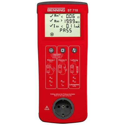 Benning ST 710 Gerätetester  VDE-Norm 0701-0702