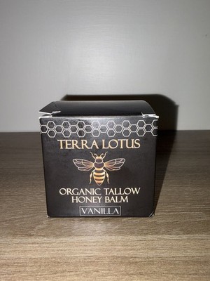 Terra Lotus Organic Tallow & Honey Face Moisturizer Balm, Vanilla Scent