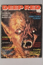 Deep Red Magazine #6 March 1989 Horror Film Goblin Steve Bissette FantaCon 1988