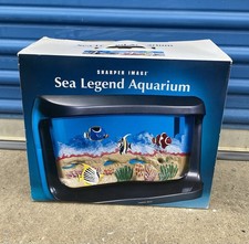 Artificial Sea Legend Aquarium Fish Tank Lighted Moving Night Light Lamp New