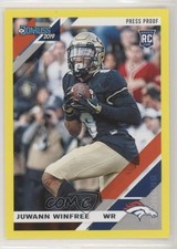 2019 Panini Donruss Rookies Press Proof Yellow Juwann Winfree #297 0o0
