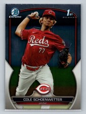 2023 Bowman Draft #BDC-116 Cole Schoenwetter Chrome