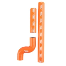 SamcoSport Radiator Hose Kit with Thermostat Bypass Orange