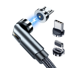 Essager Rotate Magnetic Cable 360 Degree USB Type C Charging Cable Fast Charging