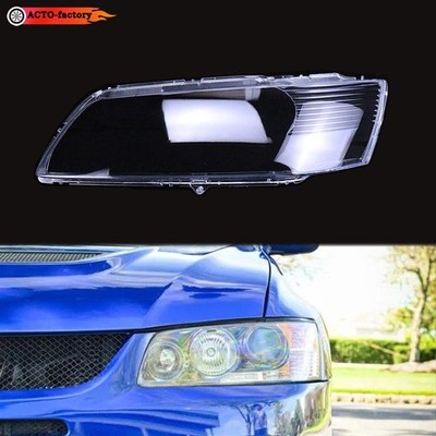 Left Car Headlight Lens Cover For Mitsubishi Lancer Evolution IX CT9A 2005-2007