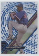 2017 Topps High Tek Pattern 1 Blue Rainbow /75 Pedro Martinez #HT-PM HOF 0m76
