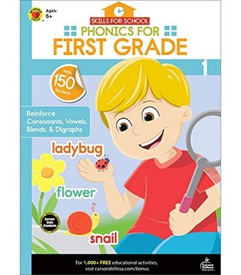Skills for School Phonics for First Grade by Carson Dellosa Education (2019, ...