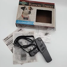 PetSafe Little Dog Deluxe Remote Trainer PDLDT-305 Shock & Tone Collar UNTESTED