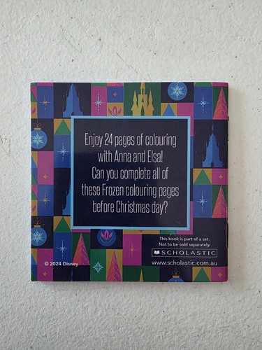 Libro Calendario de Adviento Colección Colorear Disney Frozen - 2024 PB Mini - Imagen 2 de 2