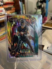 2024 Panini Select Club Level Luke McCaffrey #279 Red & Yellow Shock Prizm (RC)