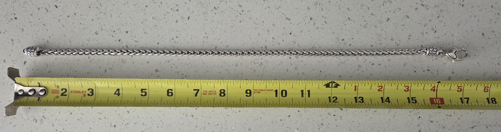 Brighton Sterling Silver Solid Link Necklace 60.7… - image 3