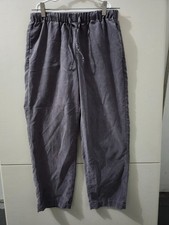 Group BABATON Aritzia Pants Womens S Gray Pullon Drawstring Lyocell Cotton Ankle