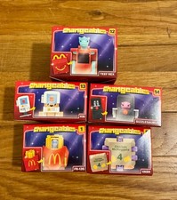 Mcdonald s 2026 CHANGEABLES Lot of Five Happy Meal Toys New In Boxes