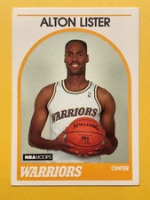 Alton Lister 1989 NBA Hoops Basketball Card #325 - Golden State Warriors