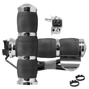 Empuñaduras térmicas Avon amortiguador de aire acelerador Boss cromo Victory V92TC 99-16 Foto 2 de 4