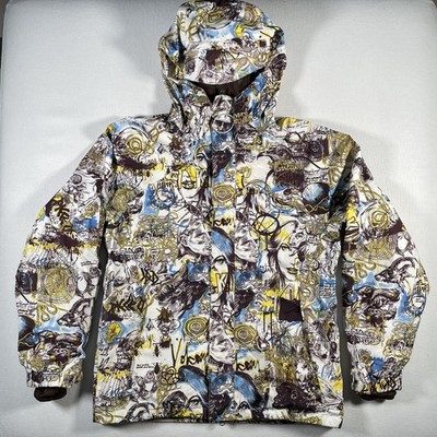 Volcom Jacket Mens Small Multicolor Nimbus Gore-Tex Snowboard Art Michael Zepeda