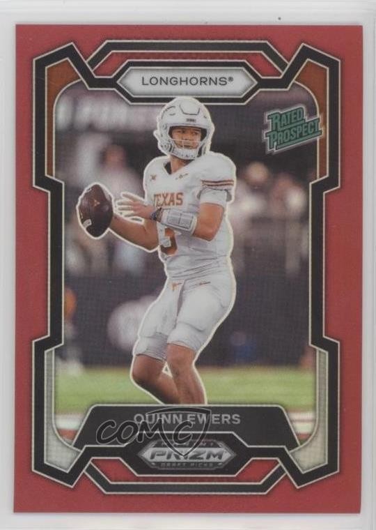 2024 Panini Prizm Draft Picks Rated Prospect Red 12/299 Quinn Ewers #191 03rx