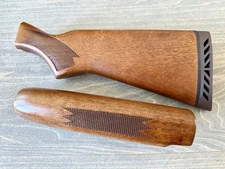 MOSSBERG 500 590 MAV CHECKERED WOOD STOCK FOREND RECOIL 12 GA FITS 7” SLIDE BB