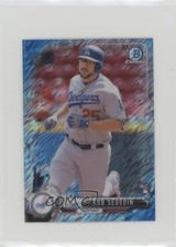 2017 Bowman Chrome Minis Base Rookies Blue Shimmer Refractor Rob Segedin 1b8