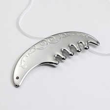 Stainless Steel Gua Sha Muscle Scraper Tool,Head Massager Scalp Comb Physical...
