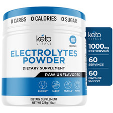 Keto Vitals Unflavored Electrolyte Powder