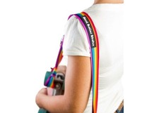 Moxi Roller Skate Leash - Fashionable Transport Strap for Skates Rainbow