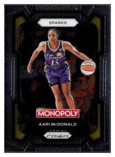 Aari McDonald 2024 Panini Prizm Monopoly WNBA #30 Los Angeles Sparks *324