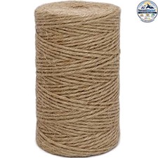 Jute Twine String 2mm-3ply 500 Ft Natural Brown Craft Gardening Plant Ties