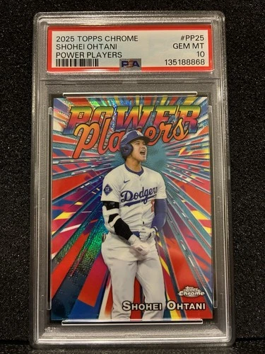 2025 Topps Chrome - Power Players Shohei Ohtani #PP-25 PSA 10
