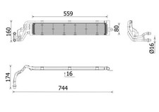 Motorkühler Wasserkühler PREMIUM LINE MAHLE CR 2697 000P für VW GOLF 8 CD1 DA1 7