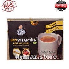 3 SCATOLE Kopi Vitamina BI0 Erbe Caffè Istantaneo Uomo Resistenza Originale 10 Bustine