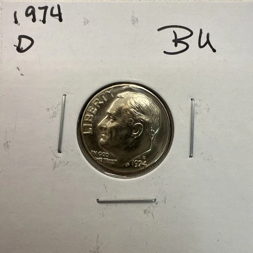 1974-D Roosevelt Dime BU (Brilliant Uncirculated) Denver Mint