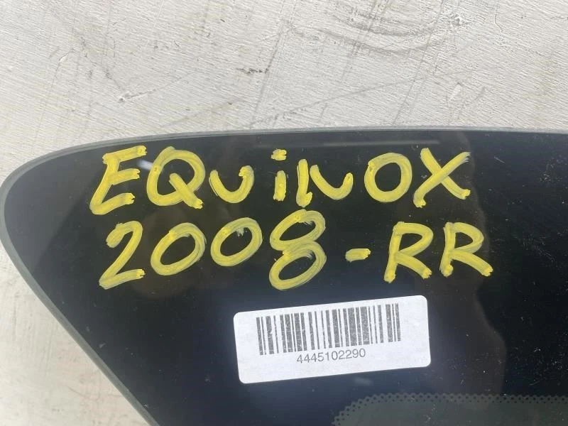 2008 雪佛兰 EQUINOX LT 后方右四分之一窗玻璃带 KEYLESS 入口 — 第 2/4 张图片