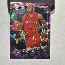 CHAUNCEY BILLUPS 2024-25 PANINI PRIZM BLACK LEGENDS PURPLE ICE 82/149