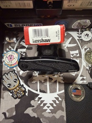 Kershaw Blur 1670TBLKST Tanto Stainless Pocketknife Black Aluminum Ambidextrous