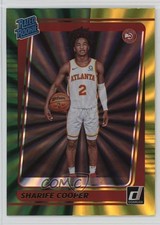 2021 Donruss Rated Holo Green & Yellow Laser Sharife Cooper #208 Rookie RC 1t2n