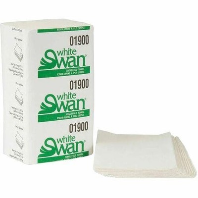 Kruger White Swan  Single fold Towels 01900