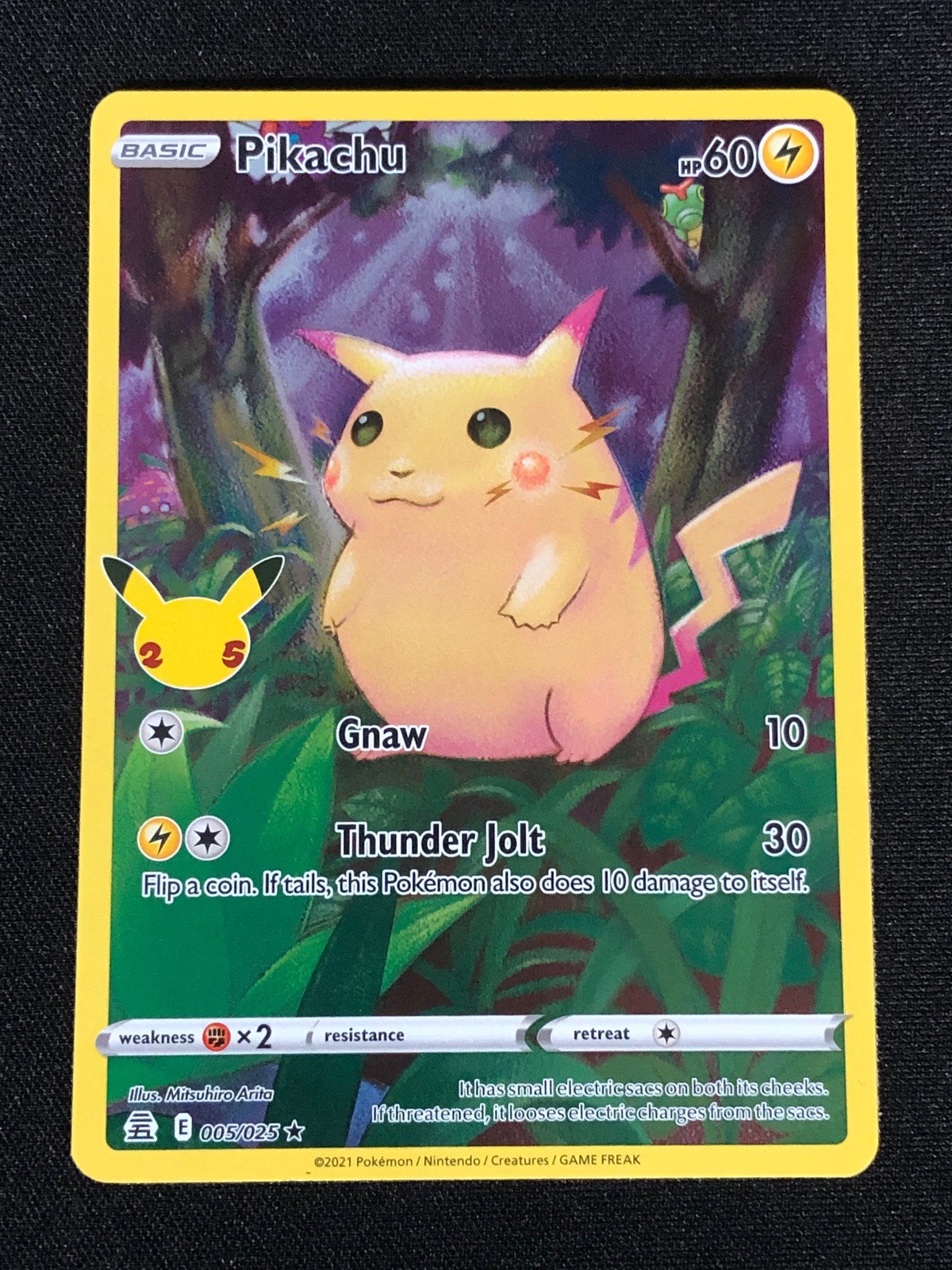 Pokemon Pikachu 005/025 Holo (NM)