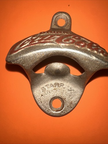 VTG "STARR X" "NEWS" "X" COCA-COLA Bottle Opener U.S.A. 1925 Brown Co #1 - Picture 2 of 7