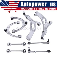 10pc For Audi Q7 Front Upper & Lower Suspension Control Arm Kit With Ball Joint