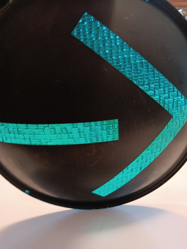 Lexalite, 12 Inch Green Masked Arrow, Plastic Traffic Light Lens 