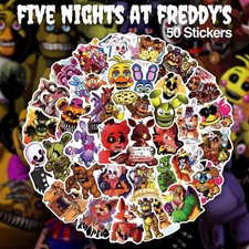 Five Nights at Freddy s Sticker 50 piece set PVC Waterproof Seal Bulk FNAF FNaF