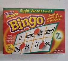 Sight Words Level 1 Bingo Trend Enterprises T-6064 2002 USA NEW FACTORY SEALED